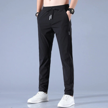 Pantaloni jogger uomo – slim fit con vita elastica e coulisse