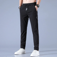 Pantaloni jogger uomo – slim fit con vita elastica e coulisse