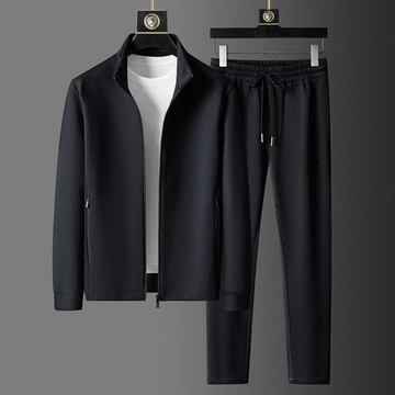 Completo tuta uomo – giacca zip e pantaloni con cordino