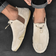 Mocassini uomo slip-on – vera pelle casual leggeri traspiranti