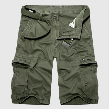 Bermuda cargo uomo – pantaloncini estivi con tasche e cintura