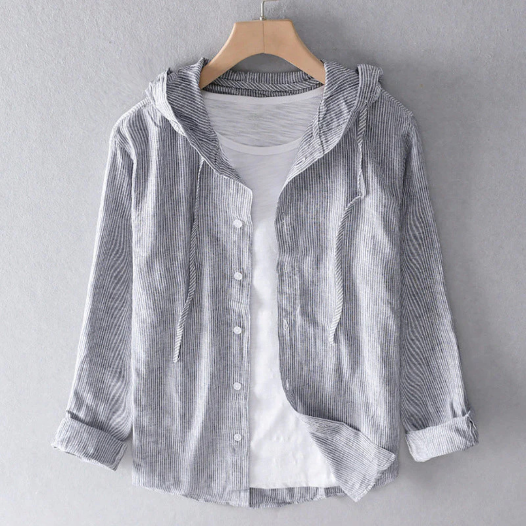 Camicia donna leggera con cappuccio – casual primaverile/estivo